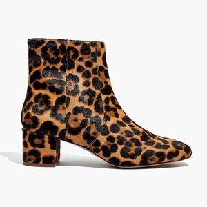Madewell Leopard Print Ankle Booties